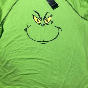 Grinch Graphic Green Top